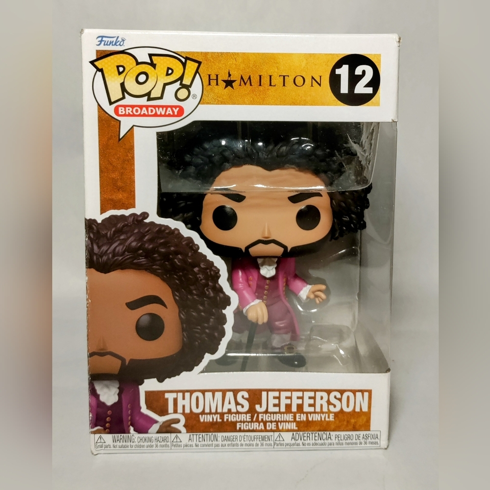 Broadway Funko Pop's Thomas Jefferson, James Madison, Eliza Hamilton, Aaron Burr - Picture 2 of 12